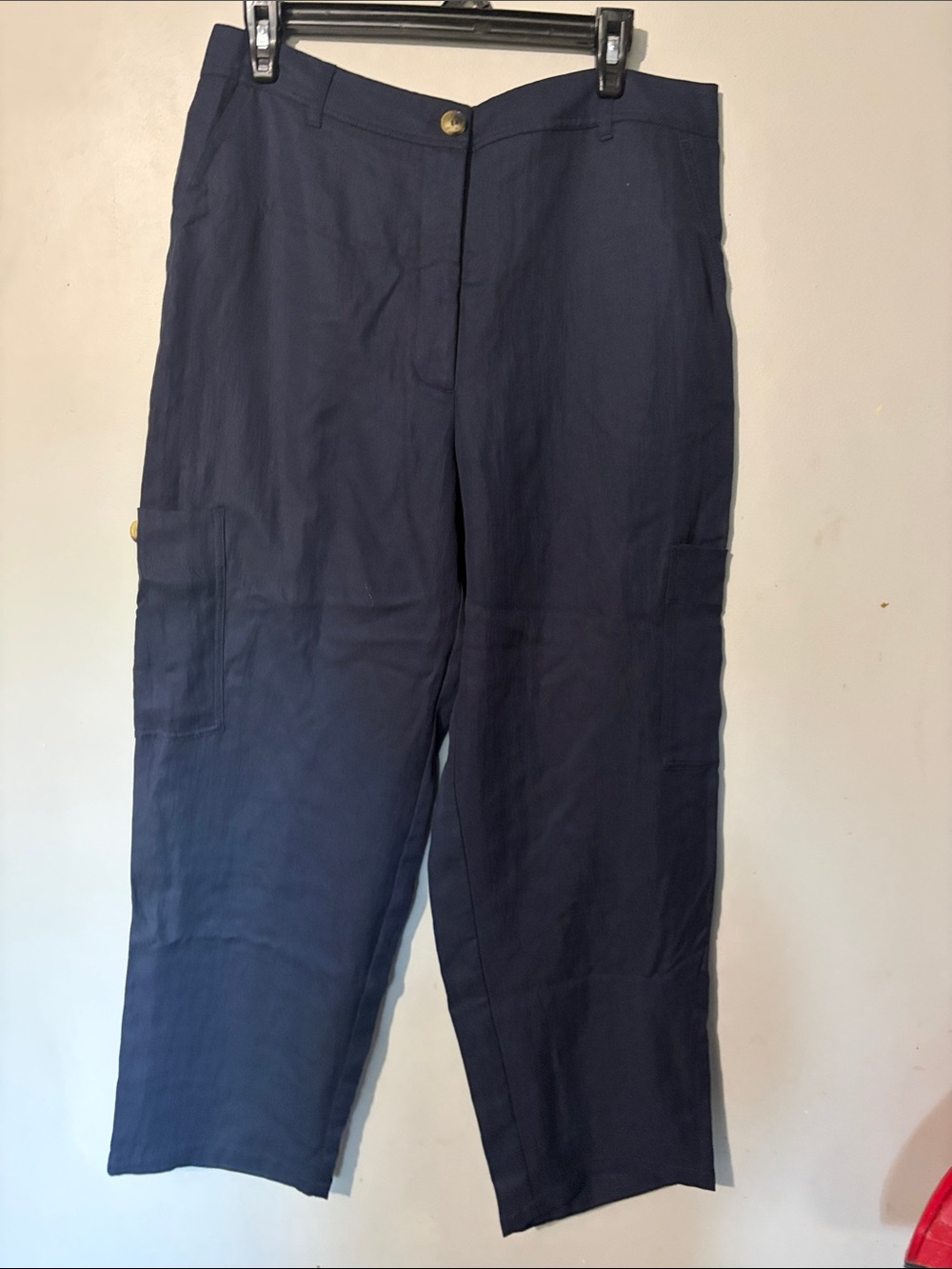 Women's Navy Cargo Pants with Utility Pockets